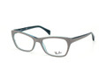 Ray Ban Eyeglasses RX 5298 5389 Top Matte Grey On Transparent Oil 53-17-135