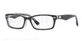 Ray Ban Eyeglasses RX 5206F 2034 Top Black On Transparent 54-18-145