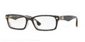 Ray Ban Eyeglasses RX 5206F 5373 Top Brown On Transp Yellow 54-18-145