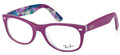Ray Ban Eyeglasses RX 5184 5408 Top Violet On Texture 50-18-145