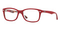 Ray Ban Eyeglasses RX 5228 5406 Top Matte Red On Texture Camo 50-17-140