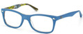 Ray Ban Eyeglasses RX 5228 5407 Top Blue On Texture Camouflage 50-17-140