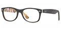 Ray Ban Eyeglasses RX 5184F 5409 Top Havana On Texture 52-18-145