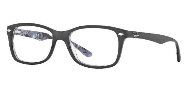 matte black ray ban eyeglasses