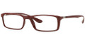 Ray Ban Eyeglasses RX 7035 5435 Shiny Amaranth 57-17-145
