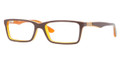 Ray Ban Eyeglasses RY 1534 3588 Brown On Yellow 48-14-125
