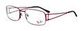 Ray Ban Eyeglasses RB 7502 1034 Red 52-17-135