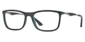 Ray Ban Eyeglasses RX 7029 5197 Black Top On Green 53-17-145