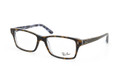 Ray Ban Eyeglasses RX 5225 5023 Havana On Azure 54-17-145