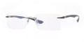 Ray Ban Eyeglasses RX 8720 1000 Gunmetal 56-17-145