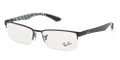 Ray Ban Eyeglasses RX 8412 2509 Black 54-17-145