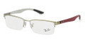 Ray Ban Eyeglasses RX 8412 2620 Matte Gunmetal 54-17-145