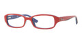 Ray Ban Jr Eyeglasses RY 1529 3577 Red Blue 45-16-125
