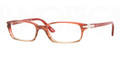 PERSOL PO 2973V Eyeglasses 925 Red Br 52-16-140
