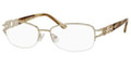 Saks Fifth Avenue Eyeglasses 276 0DK7 Light Gold 55-17-135