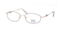 Saks Fifth Avenue Eyeglasses 172 0FR3 Blue Gold 53-17-135