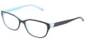 Tiffany Eyeglasses TF 2087H 8163 Black Blue 54-16-140