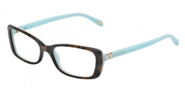 Tiffany Eyeglasses TF 2095 8134 Havana/Blue 53-17-140 - Elite 