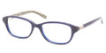 Tory Burch Eyeglasses TY 2042 1304 Navy W T Print 51-17-135