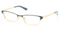 Tory Burch Eyeglasses TY 1036 488 Teal Gold 51-16-140