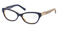 Tory Burch Eyeglasses TY 2045 1333 Navy Horn 51-15-135