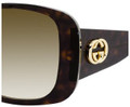 Gucci 3033/S Sunglasses 086DB OLIVE AMBER (5518)