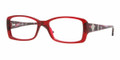 Versace Eyeglasses VE 3131 388 Transparent Red 52-16-135