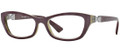 Vogue Eyeglasses VO 2890 2231 Top Bordeaux Olive Green Transparent 51-16-135