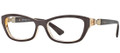 Vogue Eyeglasses VO 2890 2233 Top Brown Orange Transparent 53-16-135