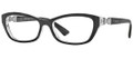 Vogue Eyeglasses VO 2890 W827 Top Black Transparent 53-16-135