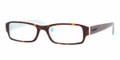 DKNY DY 4585B Eyeglasses 3388 Havana Azure 52-17-135