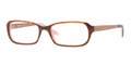 Dkny DY4595 Eyeglasses 3410 Striped Havana (5216)