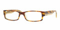 Dkny DY4602 Eyeglasses 3461 Striped Havana Honey (5317)