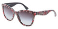 Dolce & Gabbana Sunglasses DG 4190 27788G Top Black Flowers On Black 54-19-140