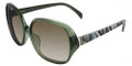 Emilio Pucci Sunglasses 671S 318 Green 57-15-135