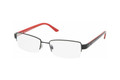 Polo PH1097 Eyeglasses 9003 Shiny Blk (5518)