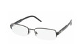 Polo PH1101 Eyeglasses 9003 Shiny Blk (5318)