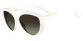 Fendi Sunglasses 5328 208 White Cream  59-15-130