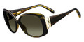 Fendi Sunglasses 5290 220 Striped Havana Green  59-14-130