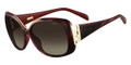 Fendi Sunglasses 5290 604 Striped Burgundy  59-14-130