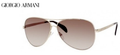 Giorgio Armani Sunglasses 847/S 0J5G Gold 60-11-135
