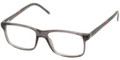 Polo PH2074 Eyeglasses 5195 Dark Gray Transp (5416)