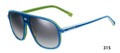 Lacoste Sunglasses L604S 315 Green Blue 58-13-140