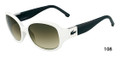 Lacoste Sunglasses L506S 108 White N Black 57-17-130