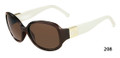 Lacoste Sunglasses L506S 208 Brown N Cream 57-17-130