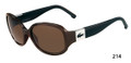Lacoste Sunglasses L506S 214 Brown N Black 57-17-130