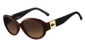 Lacoste Sunglasses L509S 804 Dark Orange N Black 55-17-130