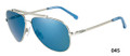 Lacoste Sunglasses L134S 045 Silver 58-12-135