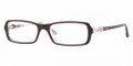 Vogue VO2673 Eyeglasses 1882 Top Plum/Flowers Trans (5216)