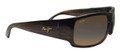 Maui Jim Sunglasses WORLD CUP (H266-01) Chocolate Stripe Fade 64-19-115